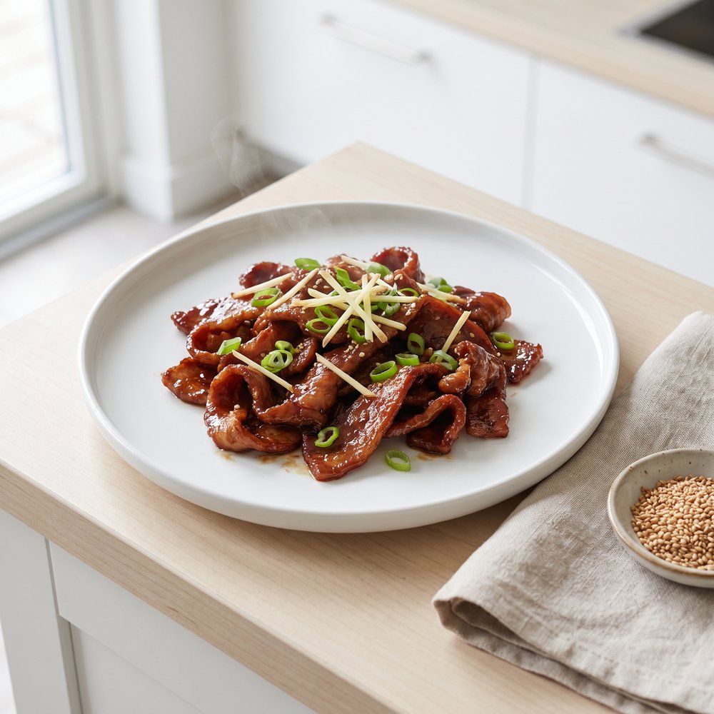 Stir-Fry Pork with Ginger