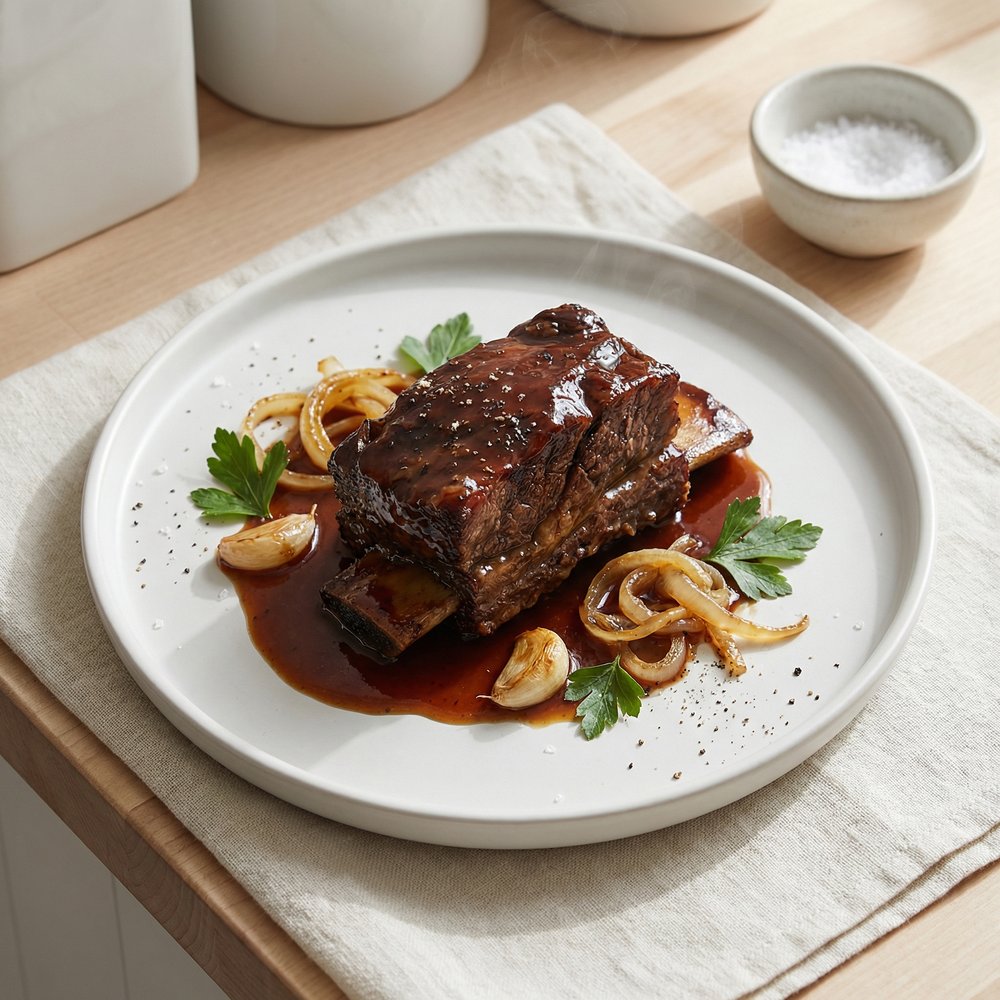 Stout-Braised Beef Short Ribs