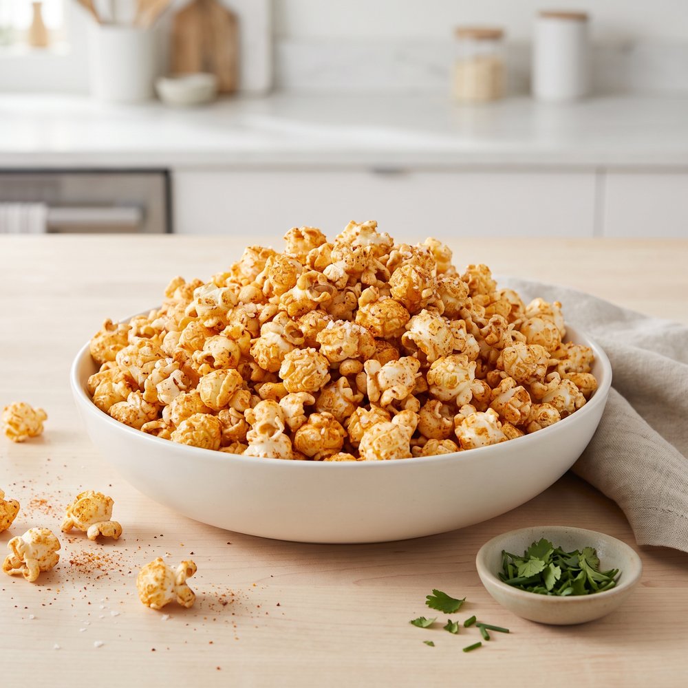 Stovetop Chili-Spiced Popcorn