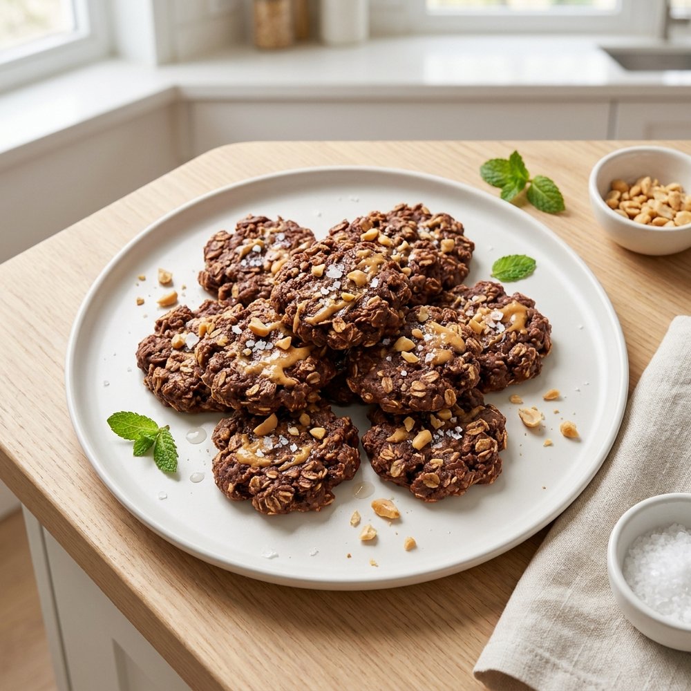 Stovetop Chocolate Oatmeal Cookies