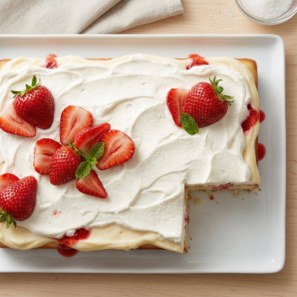 Chilled Strawberry Layer Cake
