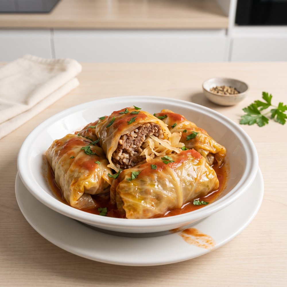 Stuffed Cabbage Rolls (Galuskies)