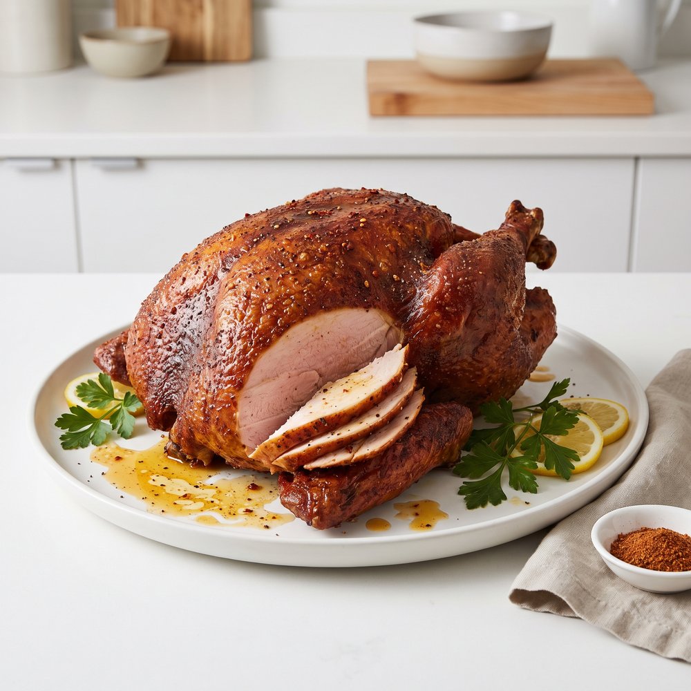 Succulent Deep Fried Turkey