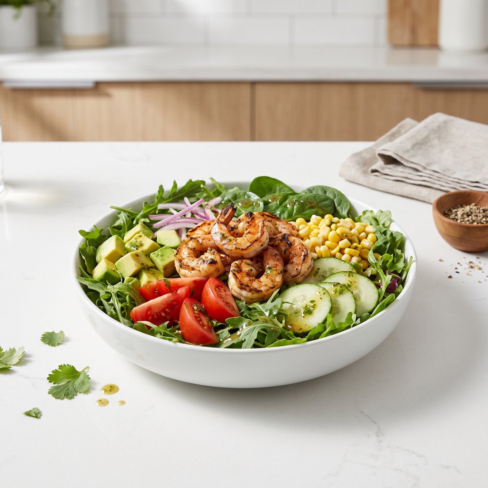Summer Grilled Shrimp Salad