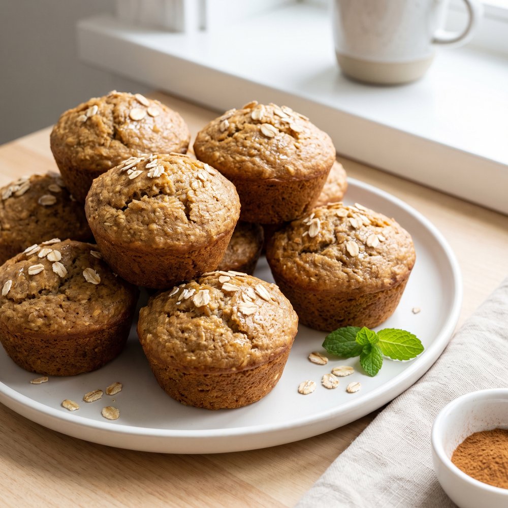 Sunrise Banana Oat Muffins