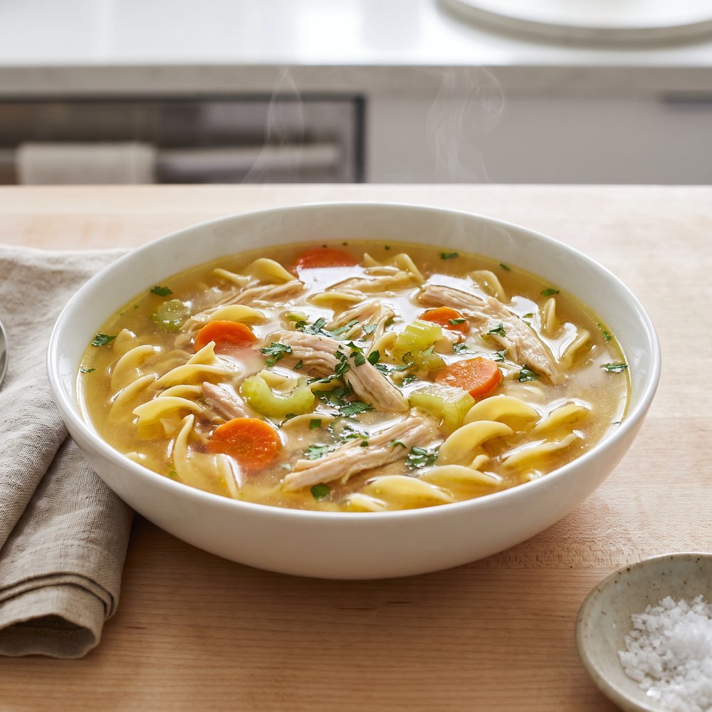 Super Easy Chicken Noodle Soup