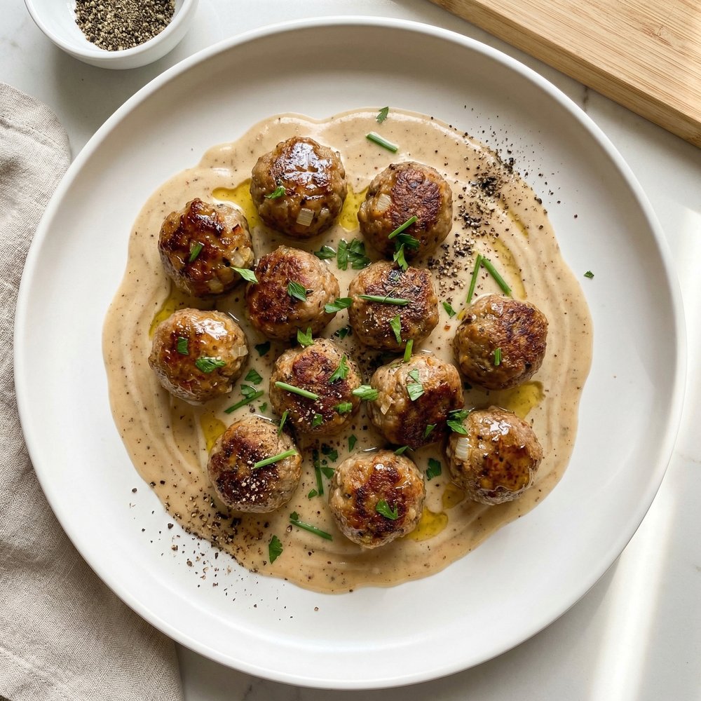 Jean's Swedish-Style Meatless Meatballs