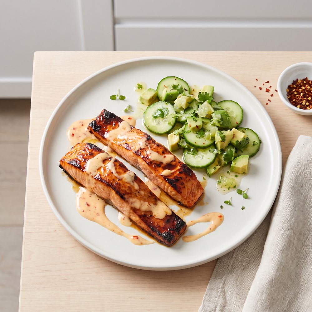 Sweet-Heat Bang Bang Salmon