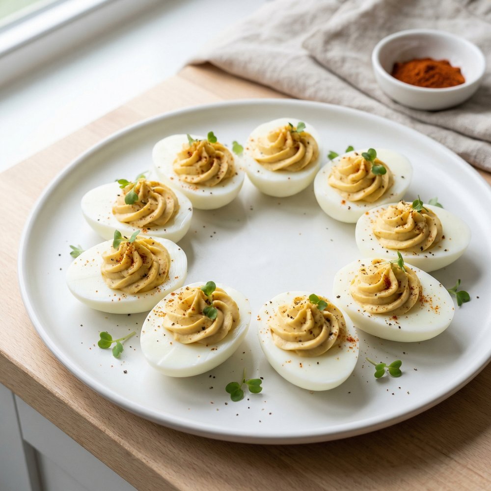 Sweet-Tinged Deviled Eggs