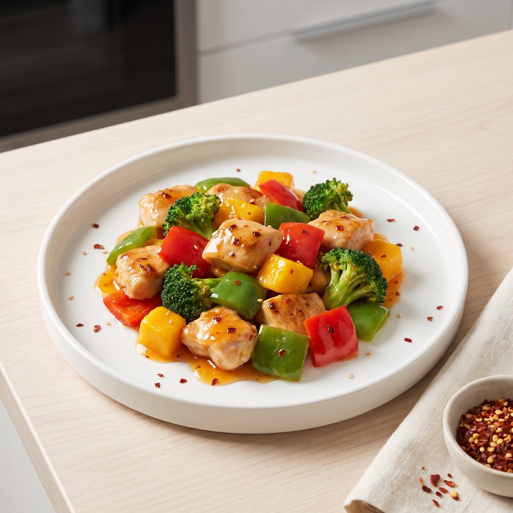 Sweet Mango Chicken Stir-Fry
