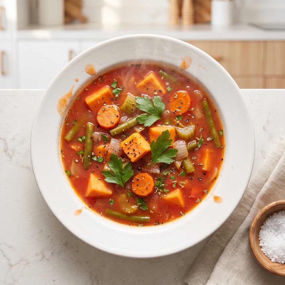 Sweet Potato Vegetable Minestrone