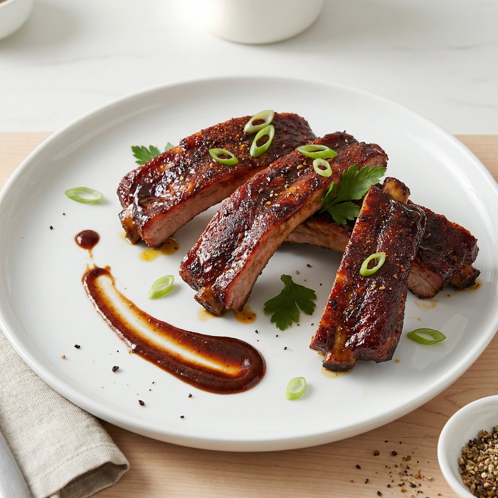 Air-Fried BBQ Baby Back Ribs