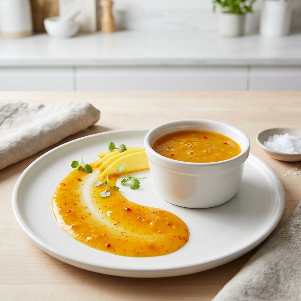 Sweet and Kickin' Mango-Habanero Hot Sauce
