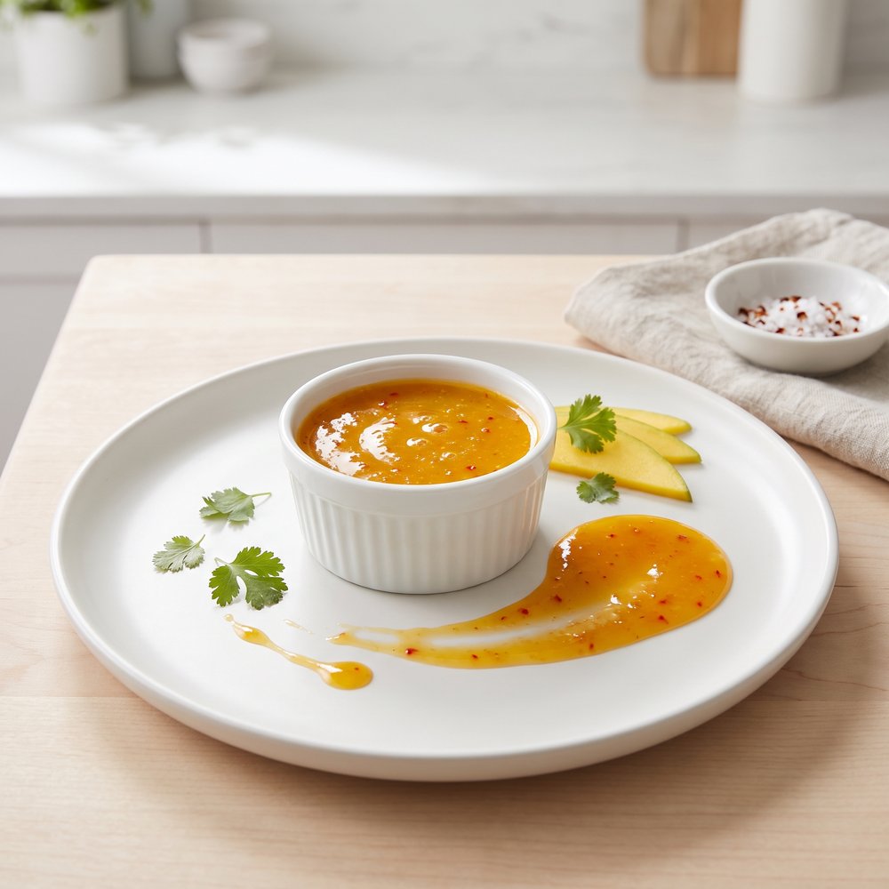 Sweet and Kickin' Mango-Habanero Hot Sauce