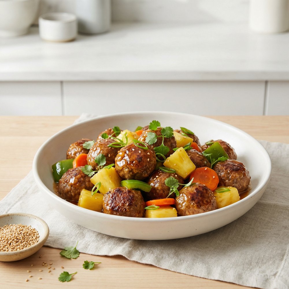 Lana's Pineapple Sweet-and-Sour Meatballs
