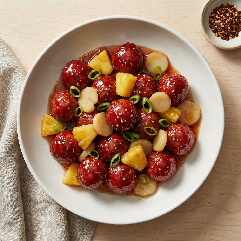Ultimate Sweet-and-Sour Pork Meatballs