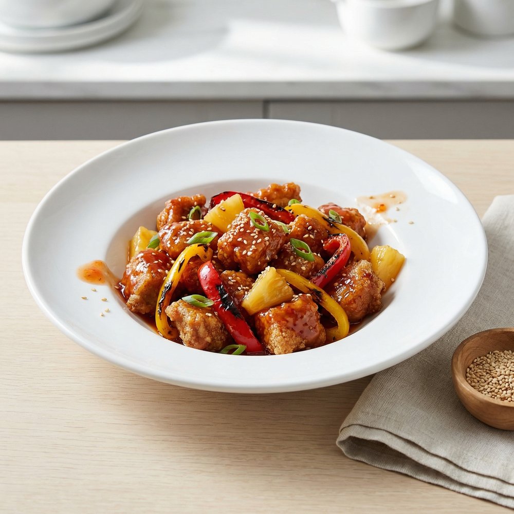 Sweet-and-Sour Pork Skillet Stir-Fry