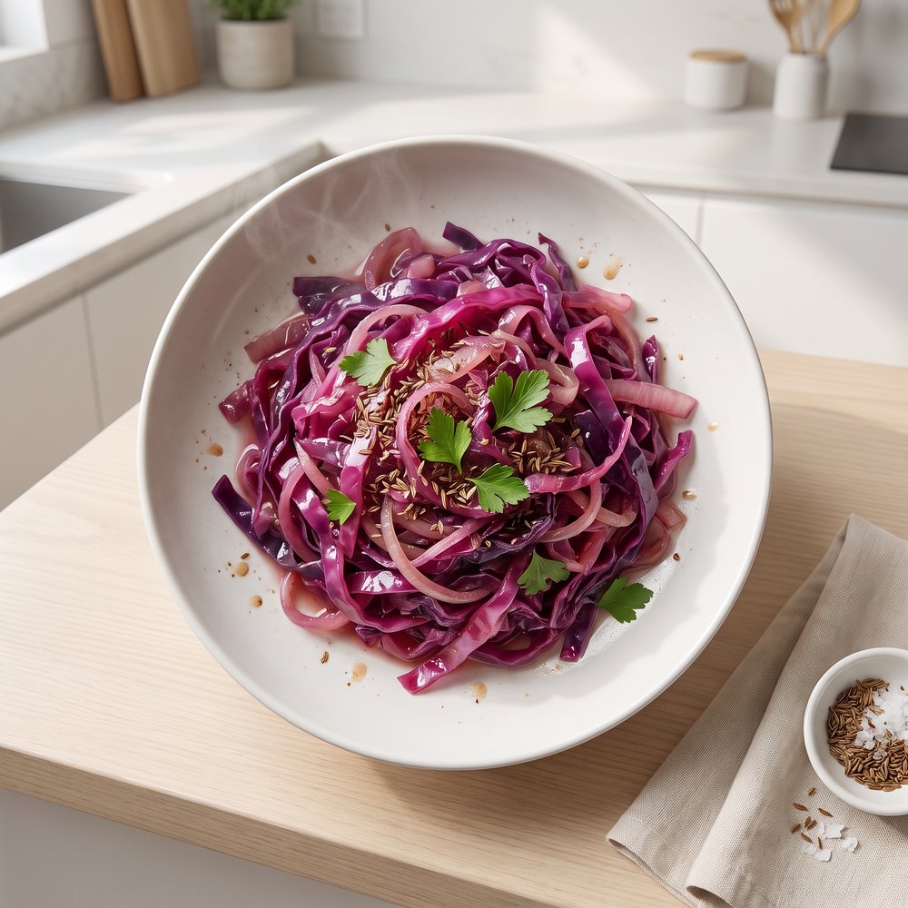 Sweet and Sour Red Cabbage