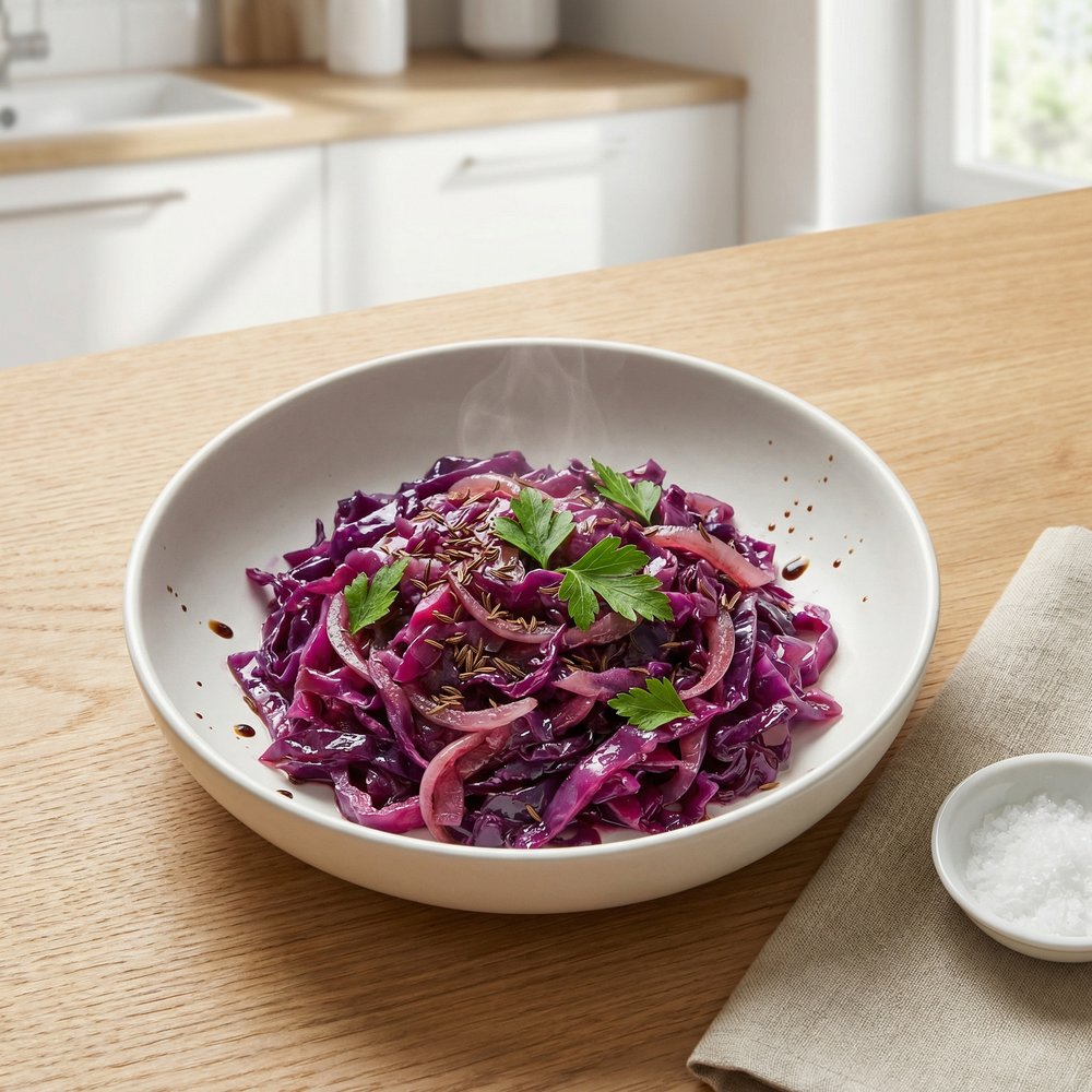 Sweet and Sour Red Cabbage