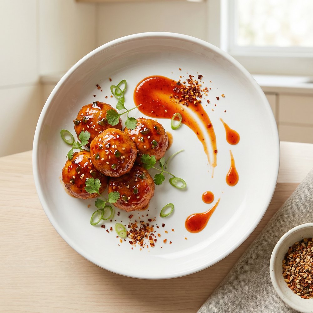 Firecracker Chicken Meatballs