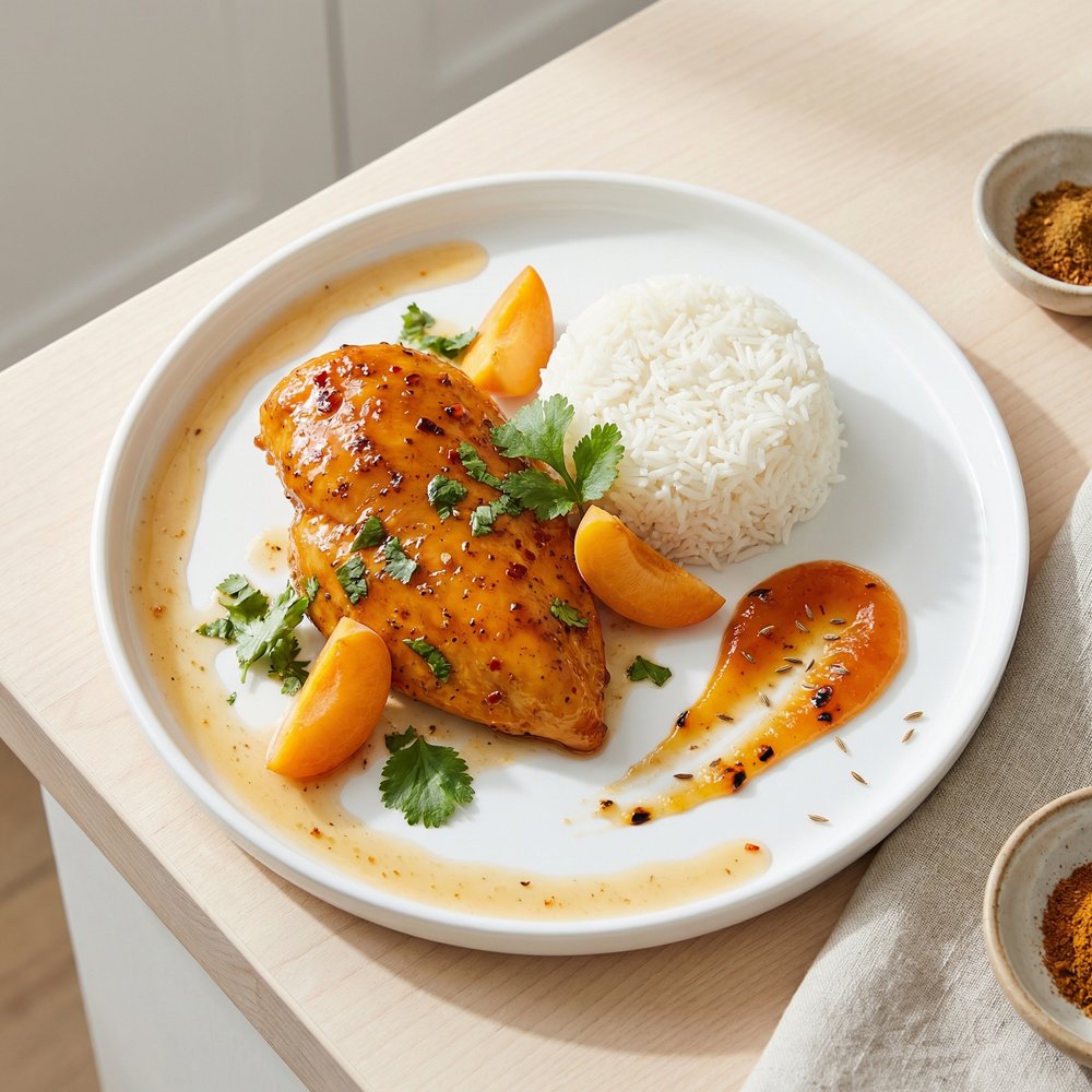 Evin's Apricot-Spiced Indian Chicken
