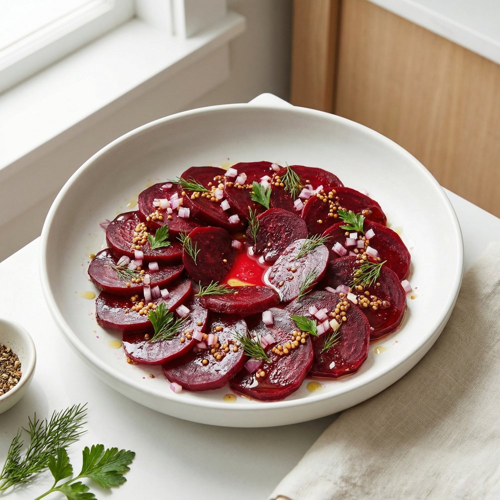 Quick Pickled Beet and Onion Salad