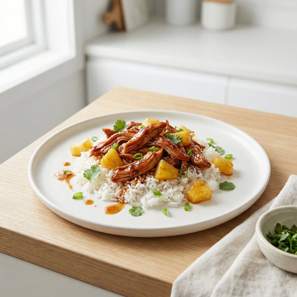 Crockpot Sweet-and-Tangy Pineapple Chicken