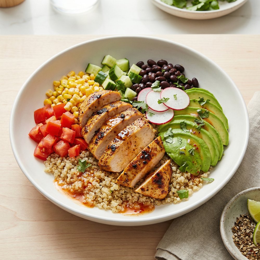 Mexican Chicken Quinoa Salad