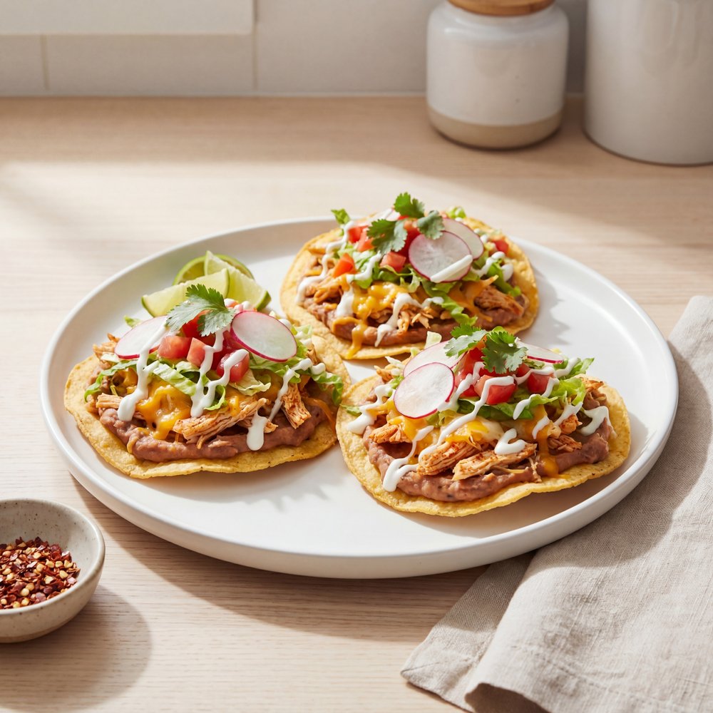 Chicken Tostadas