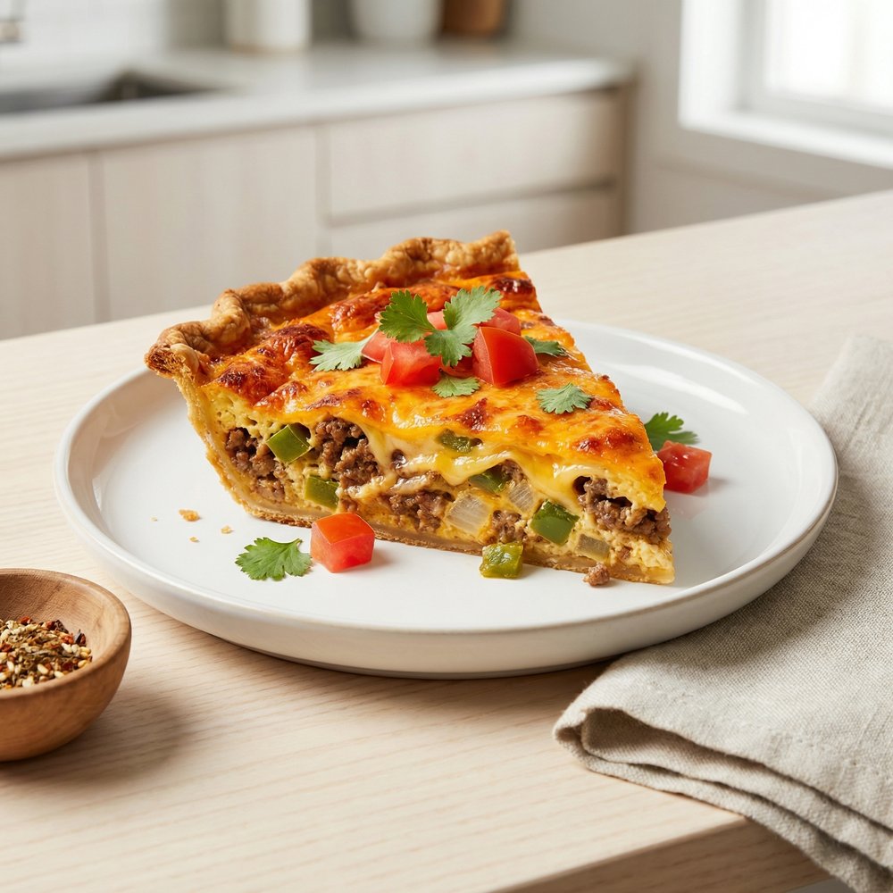 Taco-Inspired Mexican Quiche