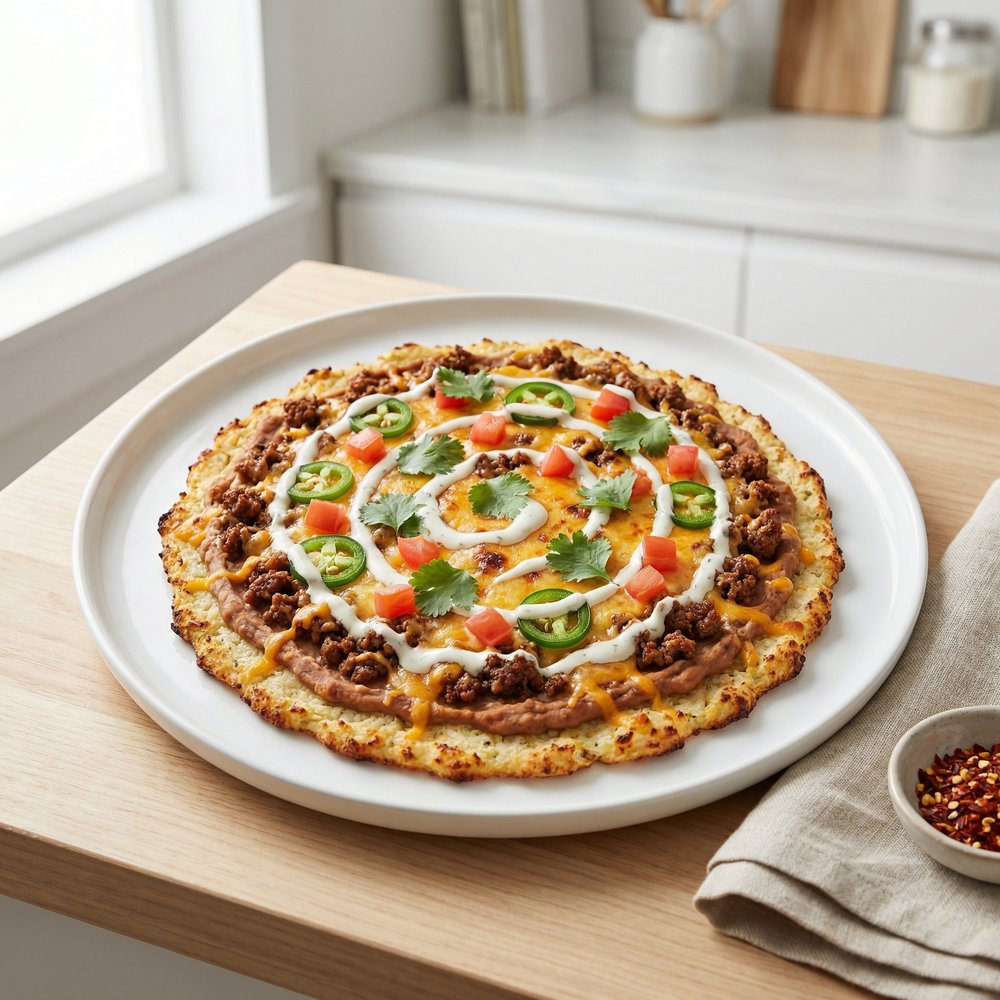 Tostada-Pizza Fusion