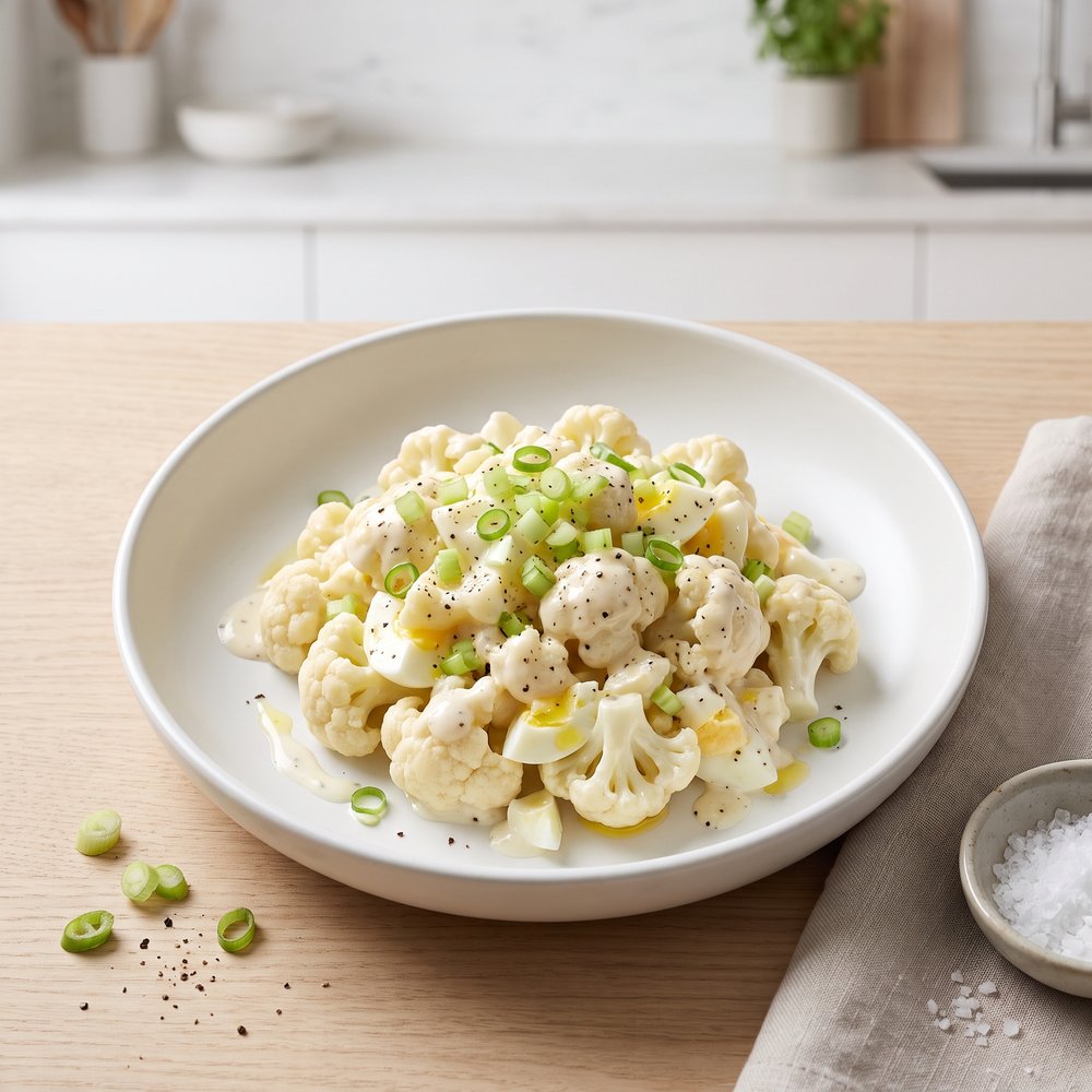 Tangy Cauliflower and Egg Salad