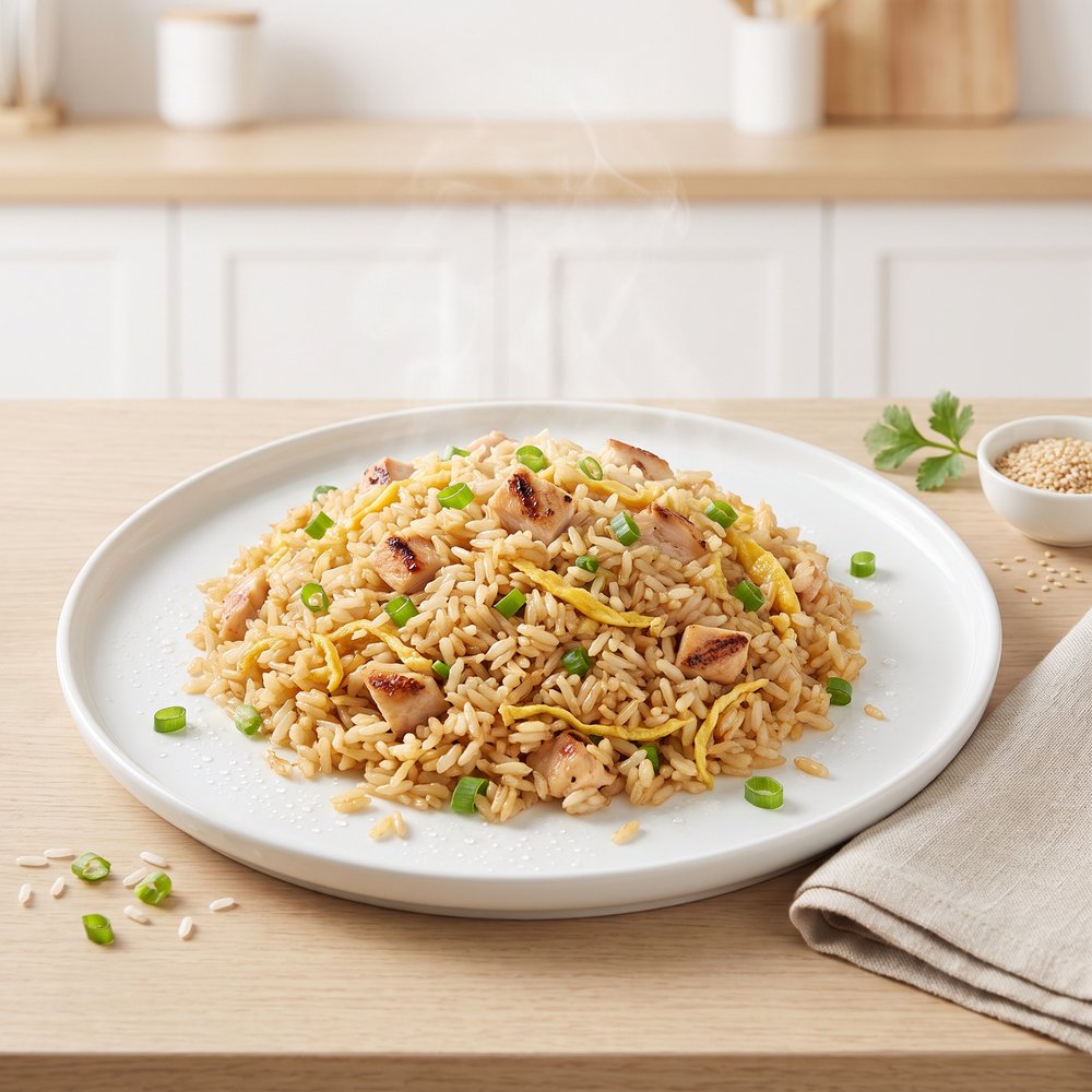 Teppanyaki-Inspired Chicken Fried Rice