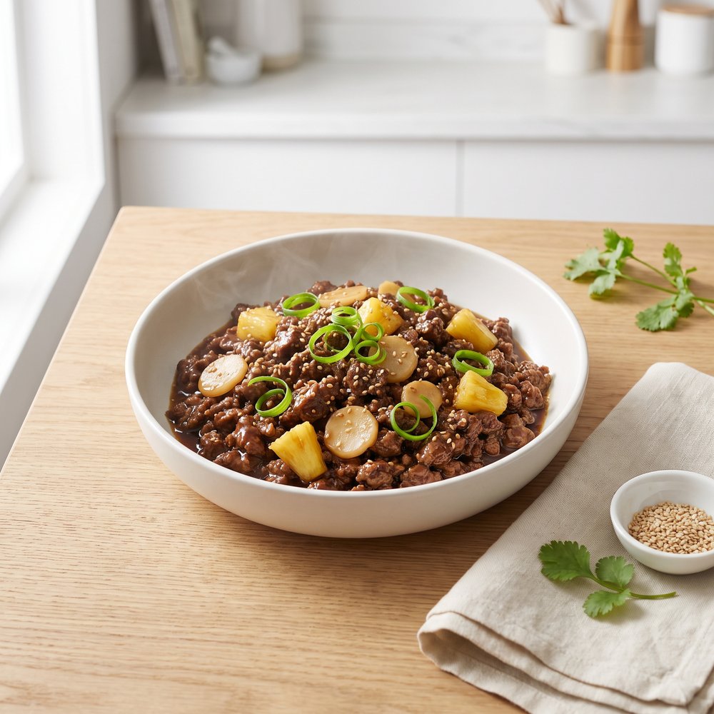 Teriyaki Ground Beef Skillet