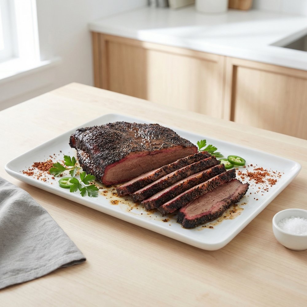 Yeah, I-Lived-in-Texas Smoked Brisket