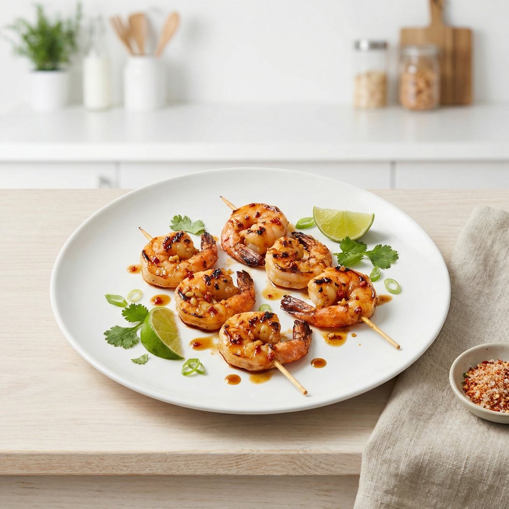 Thai-Inspired Grilled Curry Shrimp
