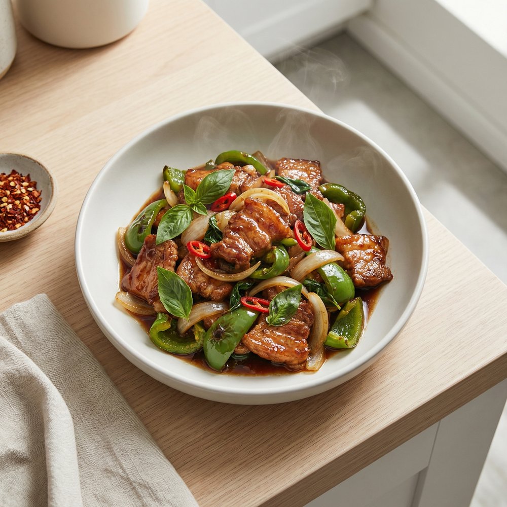 Pad Krapao (Thai Basil Pork Stir-Fry)
