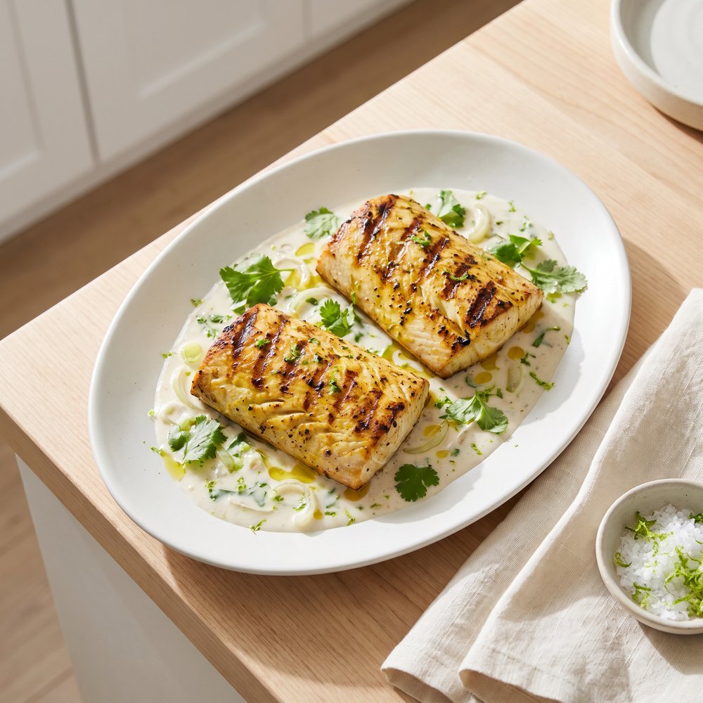 Thai Coconut–Lime Mahi Mahi on the Grill