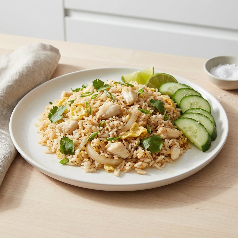 Thai Crab Rice Stir-Fry