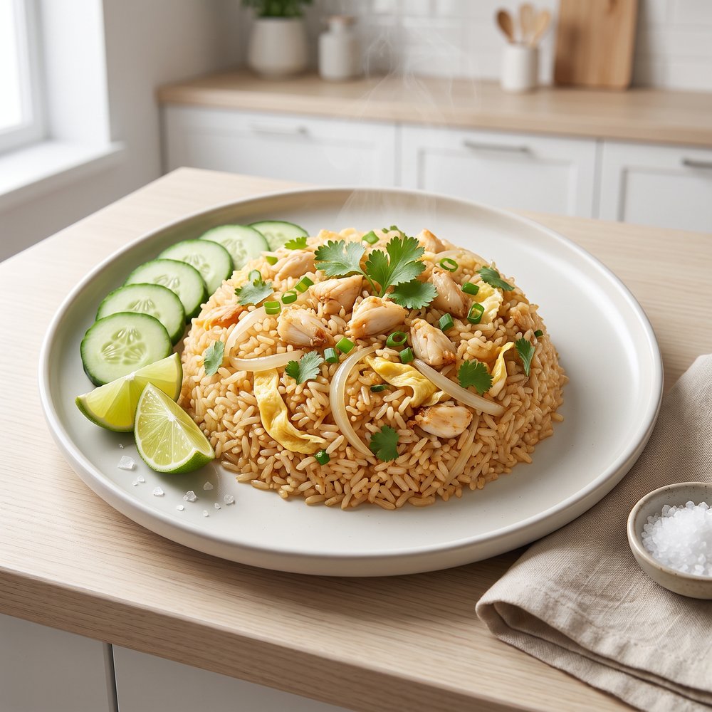 Thai Crab Rice Stir-Fry