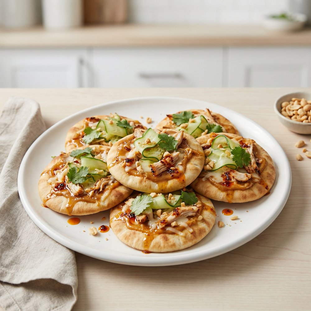 Satay Chicken Pizza