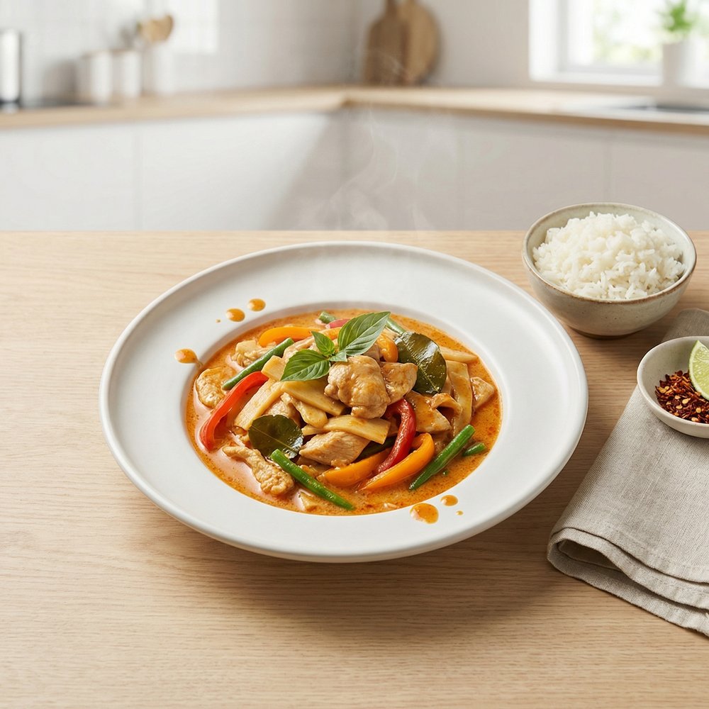 Kai Kang Daeng – Thai Red Chicken Curry in Coconut Milk