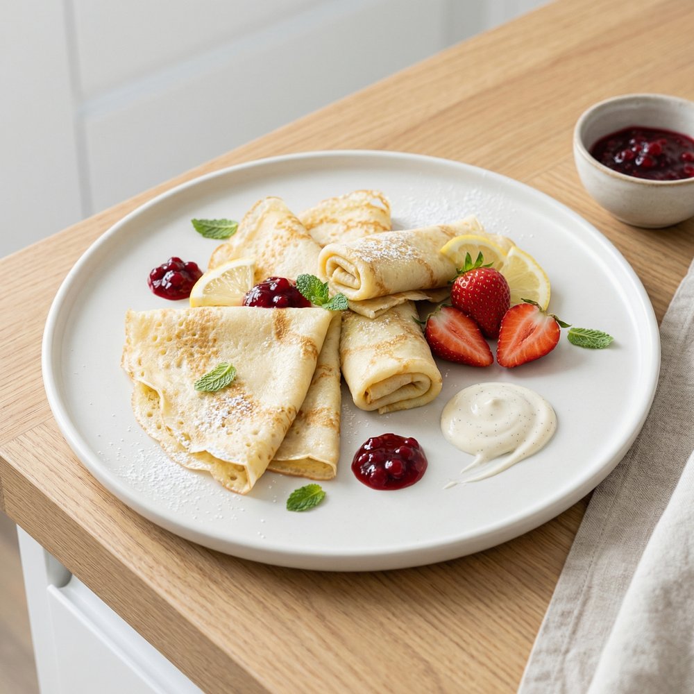 Traditional Swedish Pancakes