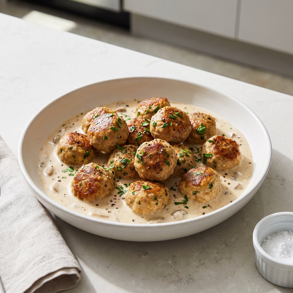 Three-Ingredient Swedish-Style Meatballs
