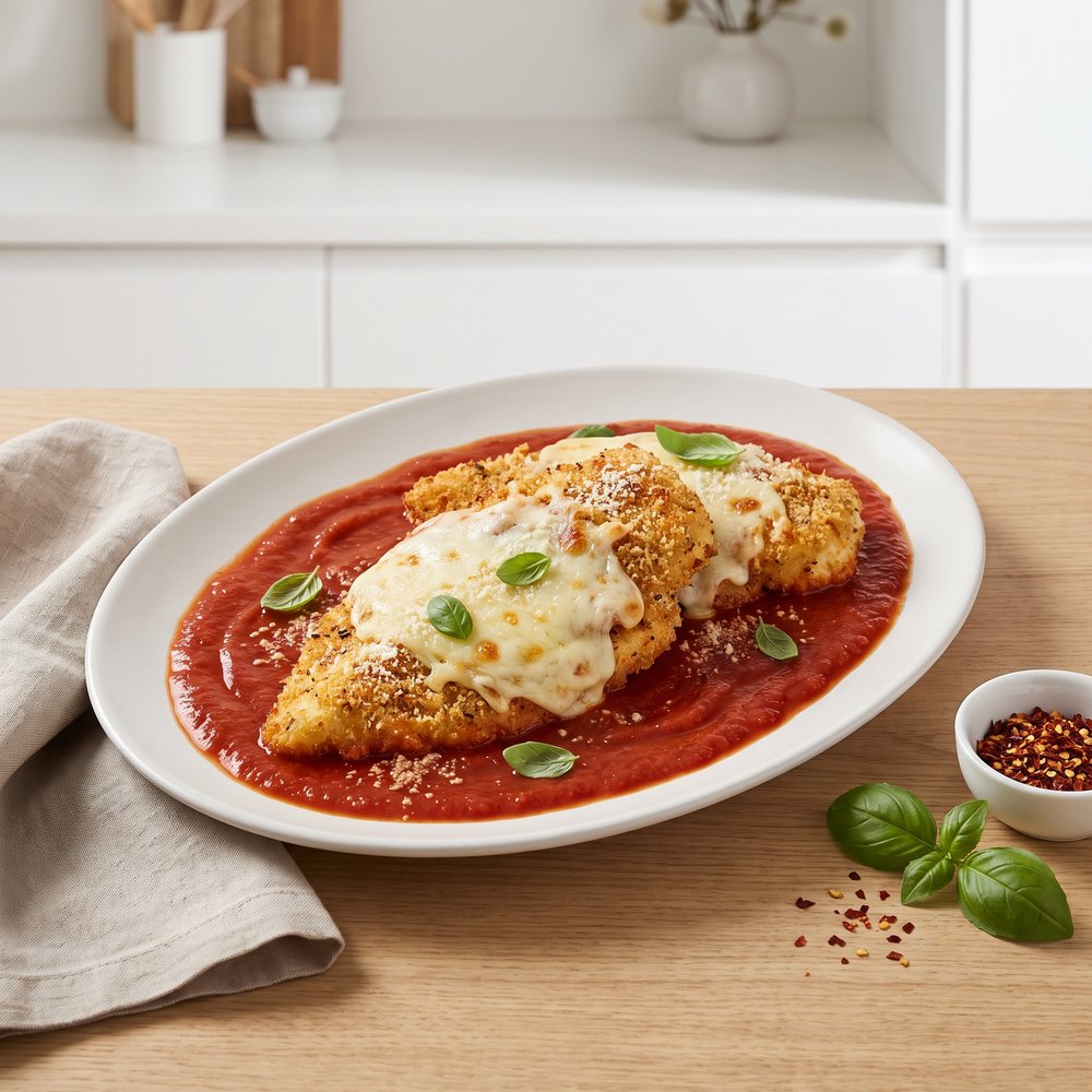 Tomato-Baked Chicken Parmesan