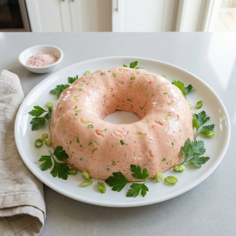 Tomato-Cream Cheese Shrimp Gelatin Mold