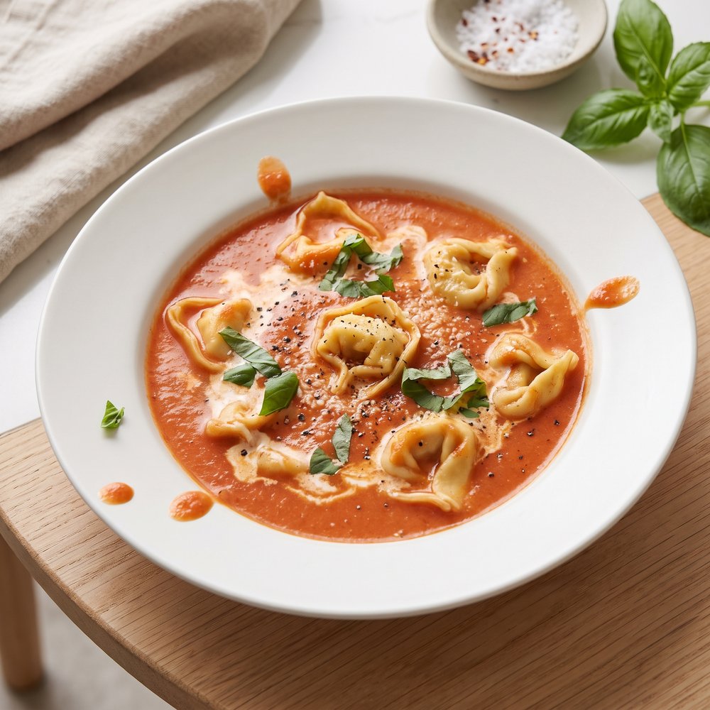 Tomato Tortellini Soup