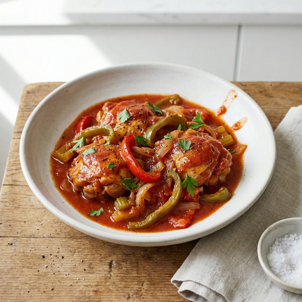 Boneless Chicken Cacciatore Skillet