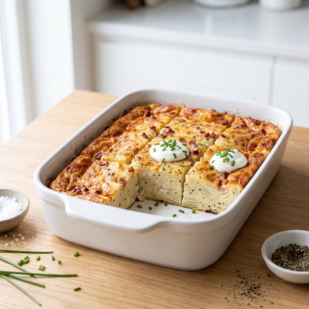 Traditional Lithuanian Potato Kugelis