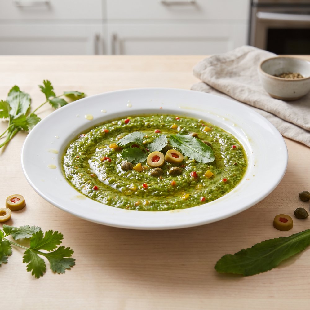Traditional Puerto Rican Sofrito Base